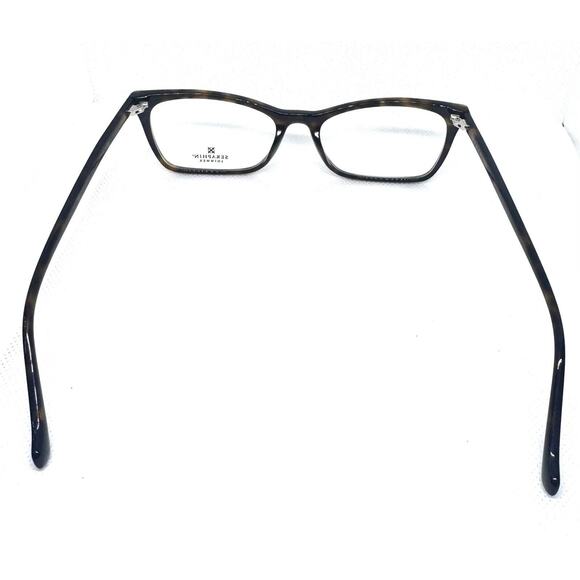 SERAPHIN SHIMMER 13 TORT TORTOISE BROWN CRYSTALS EYEGLASSES FRAMES 55-17-145
